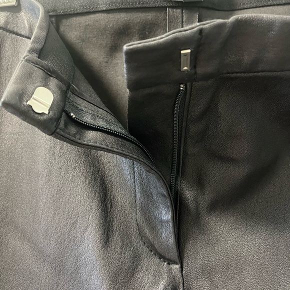 Theory Leather Leggings EUC - Picture 5 of 5